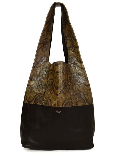 celine bag brown and black|celine brown handbag.